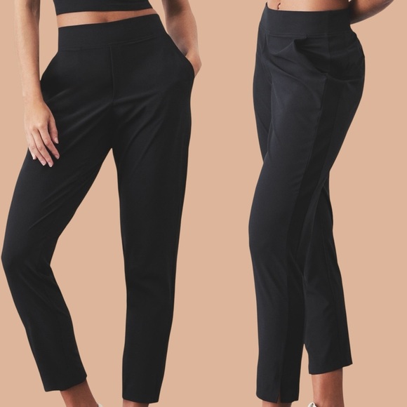 Athleta ‘Brooklyn Mid-Rise Ankle Pant’ in Black Size 8 - Picture 1 of 16